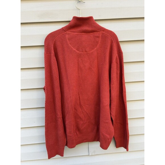 VTG Alan Flusser Men’s Knit Grandpa Style Quilted Sweater Size L Classic Preppy - Picture 5 of 8